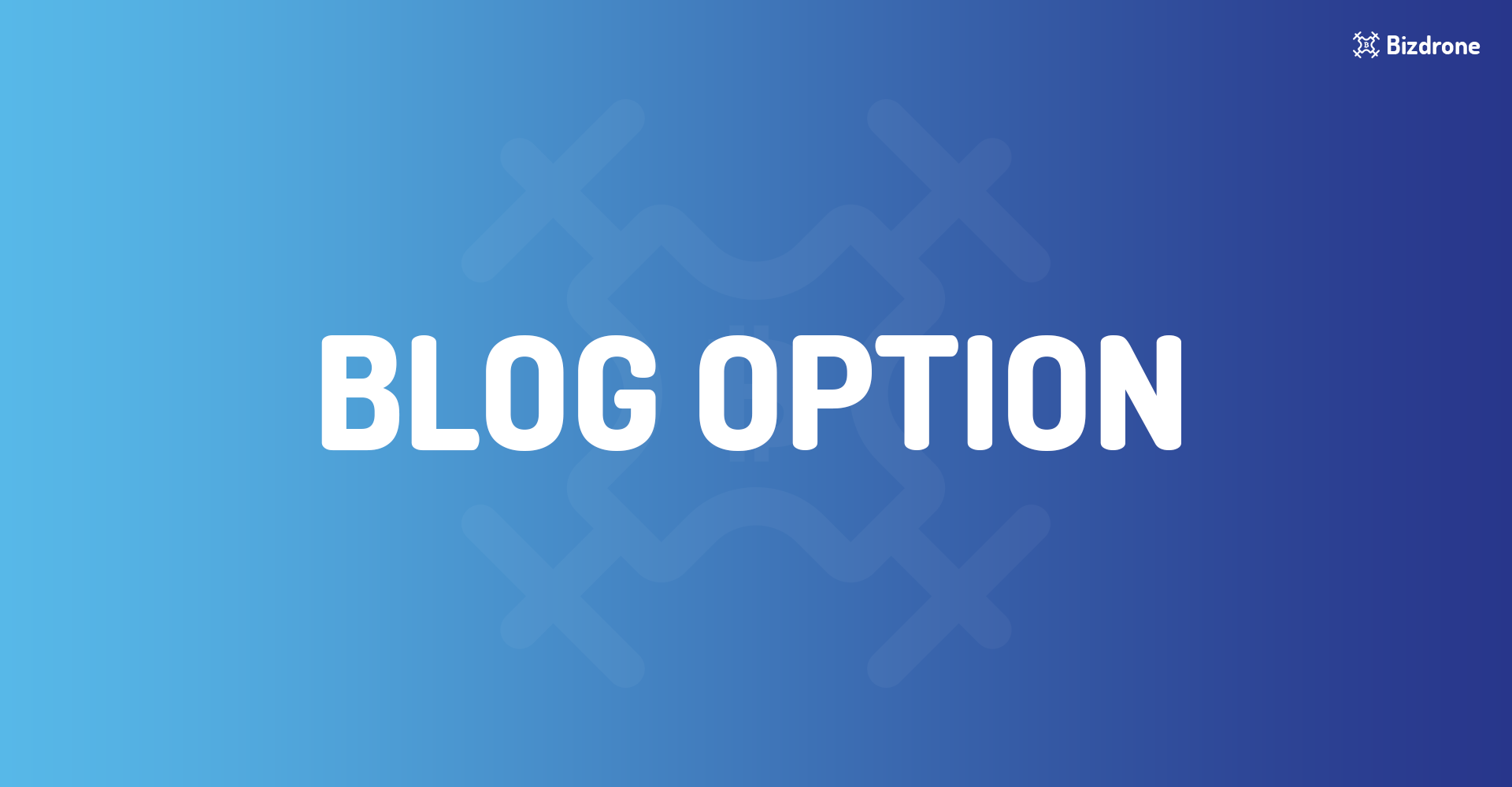 BLOG OPTION