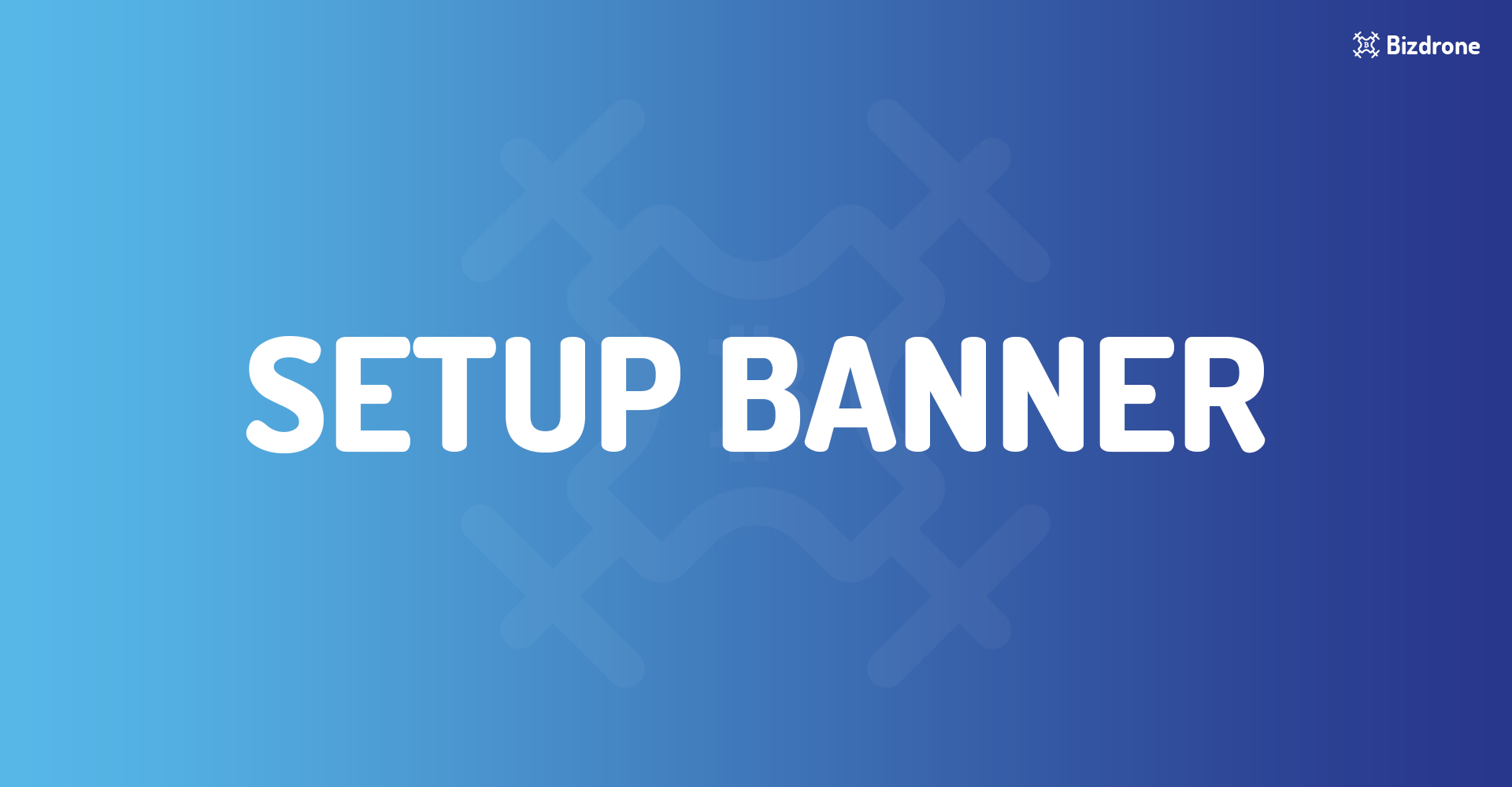 setup banner