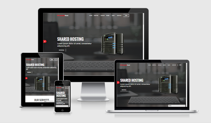 Hosting and WHMCS Template