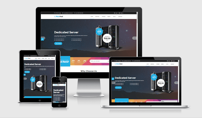 Multipurpose Hosting WordPress Theme