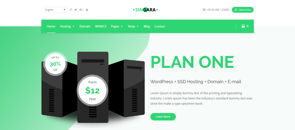 Best WHMCS Theme for Web Hosting company