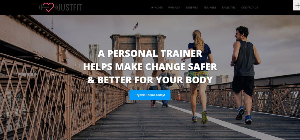 JustFit WordPress Theme